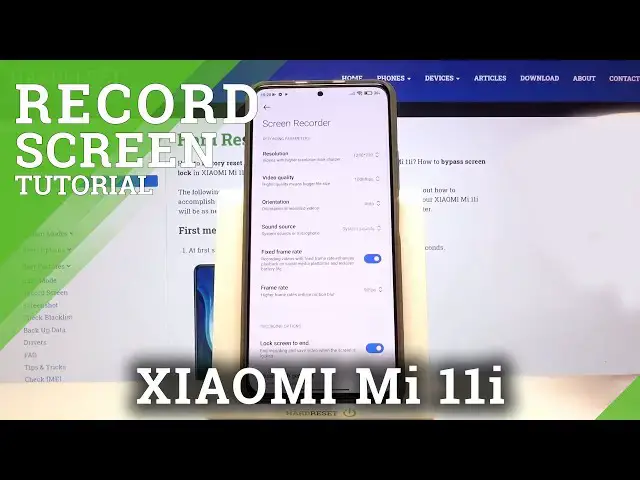 'Video thumbnail for How to Change Video Quality in Screen Recorder of XIAOMI MI 11i - Screen Recording Settings'