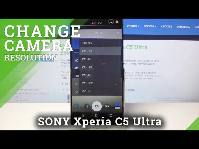 Video thumbnail for How to Change Camera Resolution in SONY Xperia C5 Ultra – Switch Photo Format