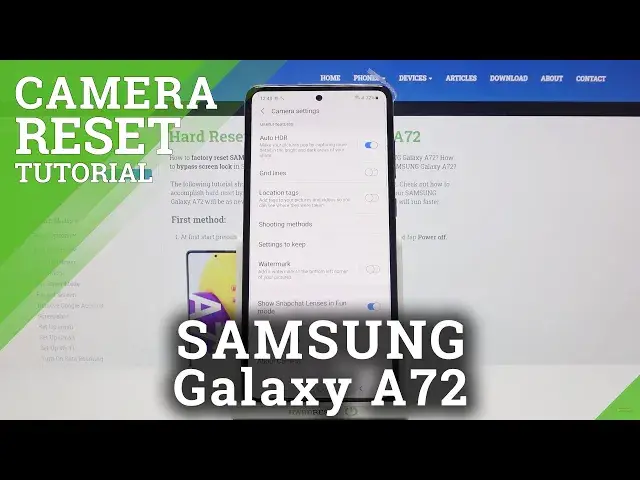 'Video thumbnail for How to Reset Camera on SAMSUNG Galaxy A72 – Restore Camera Configurations'