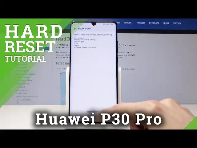 'Video thumbnail for How to Hard Reset Huawei P30 Pro - Factory Reset'