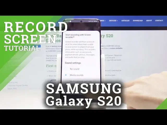 Video thumbnail for How to Record Screen in Samsung Galaxy S20 - Make Screen Videos