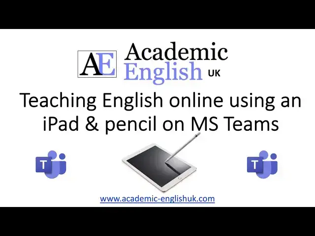 Video thumbnail for iPad & pencil on Microsoft Teams