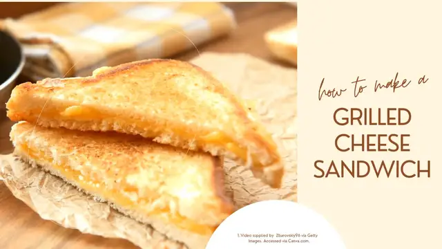 Video thumbnail for Grilled Cheese Sandwich