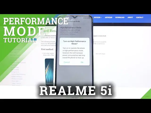 Video thumbnail for How to Enable/Disable High Performance Mode in Realme 5i – Access Battery Settings