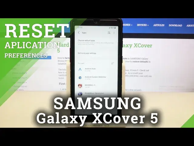 'Video thumbnail for How to Reset App Preferences in SAMSUNG Galaxy XCover 5 – Restore App Preferences'