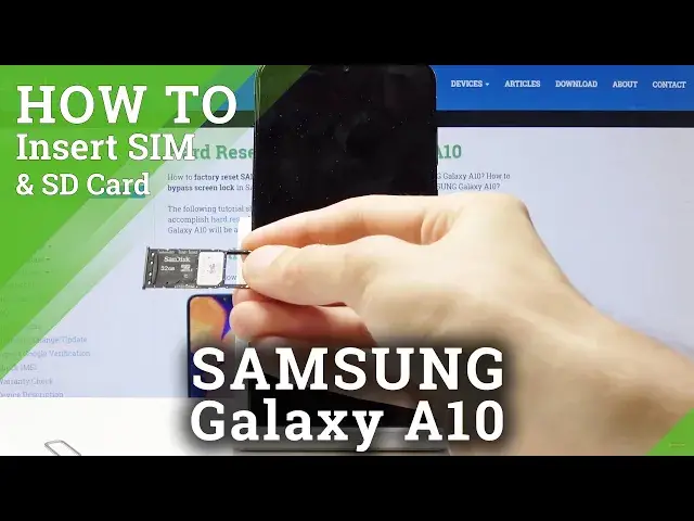 Video thumbnail for How to Install Nano SIM & Micro SD Card in SAMSUNG Galaxy A10 - Insert SIM & SD
