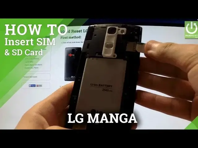 Video thumbnail for LG Magna - How to Insert SIM card and Micro SD card in LG device