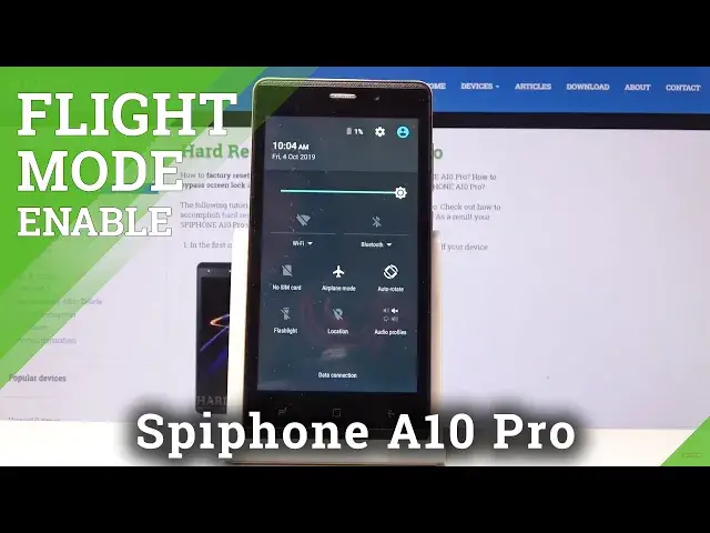 'Video thumbnail for How to Activate Flight Mode in SPIPHONE A10 Pro - Airplane Mode'