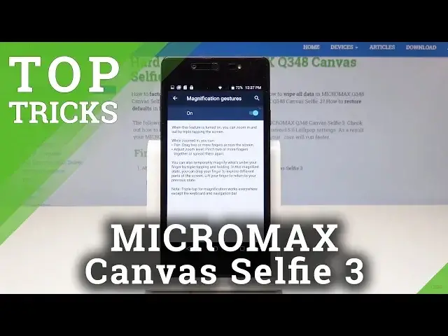 'Video thumbnail for Top Tricks MICROMAX Canvas Selfie 3 - Best Tips / Cool Options'