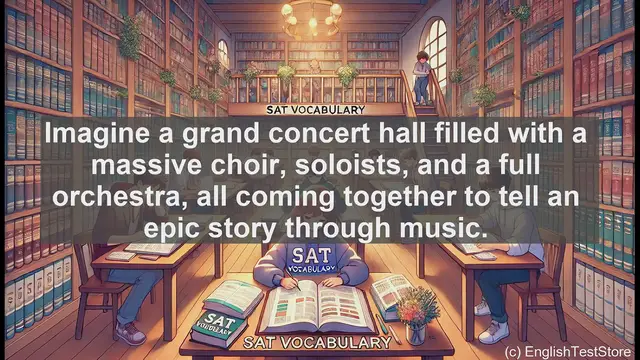 Video thumbnail for 5000 Must Know SAT Vocabulary - Oratorio: The Grand Musical Storytelling for SAT Vocabulary