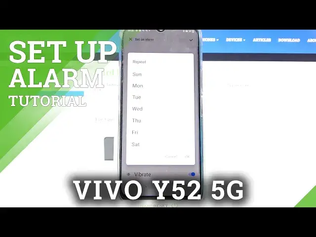 'Video thumbnail for How to Set Up Alarm Clock on Vivo Y52 5G – Add New Alarm'