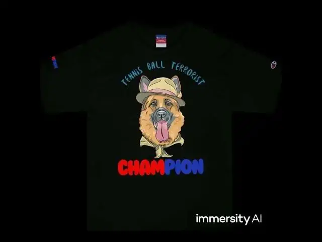 Video thumbnail for Men's Champion T-Shirt BaLoo-Star-Cap Tennis Ball Terrorist