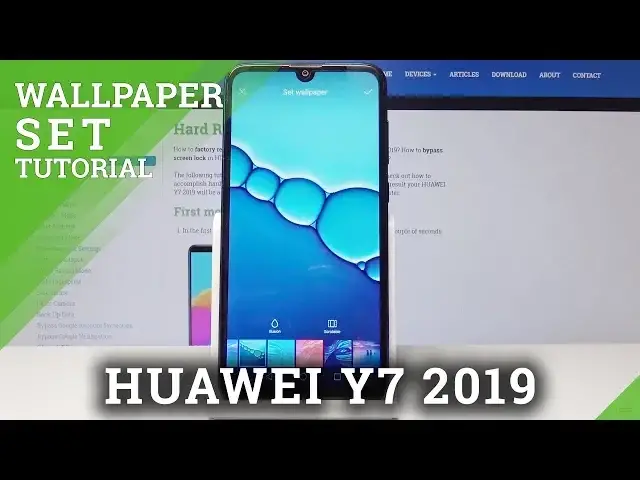 'Video thumbnail for How to Update Wallpaper in Huawei Y7 2019 - Change Lock Screen'