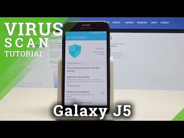 'Video thumbnail for Anti-Virus Scan in SAMSUNG Galaxy J5 – Detect Risks & Malware'