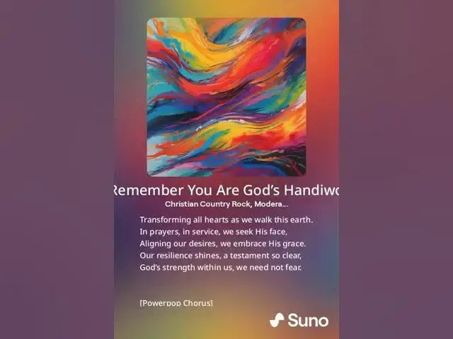 Video thumbnail for Remember You Are God’s Handiwork