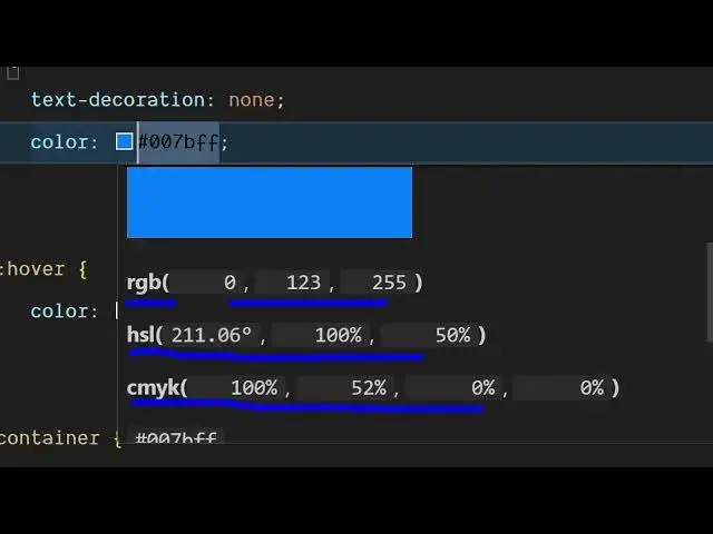Video thumbnail for VSCode IDE Extension to Get CSS Colors Info in Source Code in Popup Window