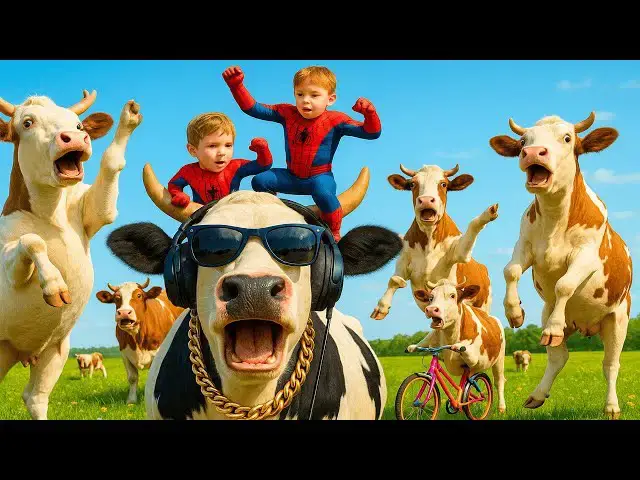 Video thumbnail for FUNNY COW DANCE Con bò - Con trâu - Nhạc con bò - Con bò ăn 2024 | Cow Dance Mix | Dancing Cow New