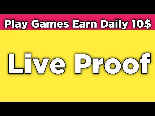 Video thumbnail for Play Web / HTML5  Games Earn Real Money | Daily 10$  Without Investment Live Proof