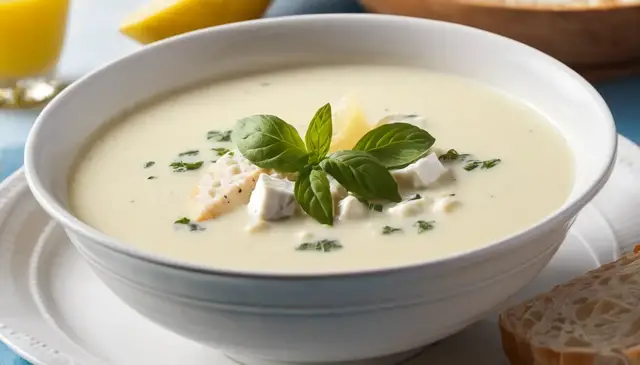 Video thumbnail for Avgolemono Soup (Greece) Recipe