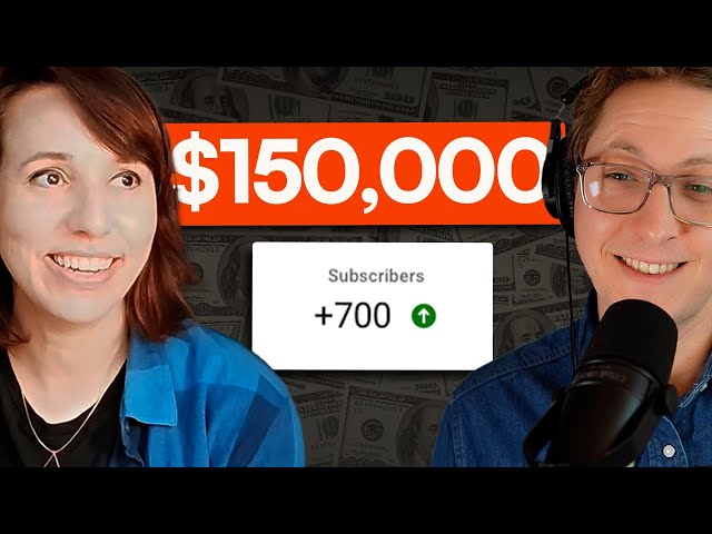 Video thumbnail for Making $150,000 with a Small Audience of 700 Subscribers