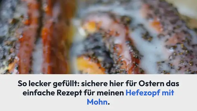 Video thumbnail for Hefezopf mit Mohn