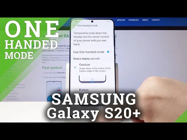 'Video thumbnail for How to Activate One Hand Mode in Samsung Galaxy S20+ | Resize Display'
