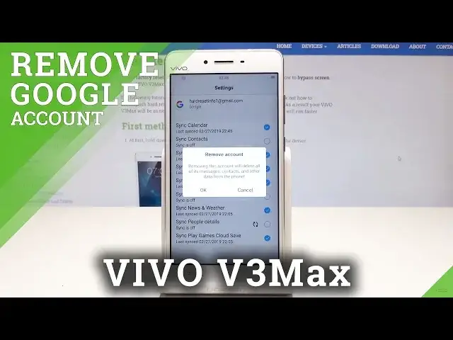 'Video thumbnail for How to Remove Google Account VIVO V3Max - Delete Google User'