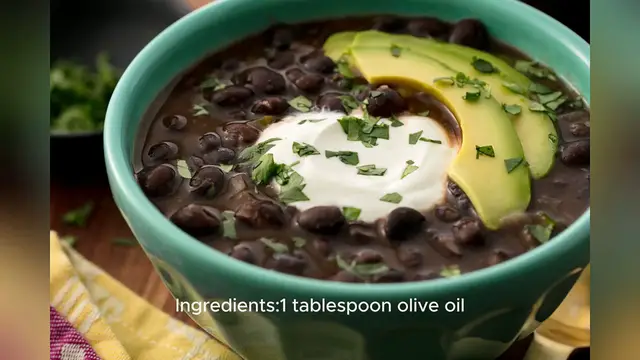 Video thumbnail for black bean recipe