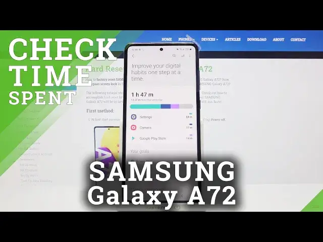 'Video thumbnail for SAMSUNG Galaxy A72 – Discover Total Screen Time & Open Battery Settings'