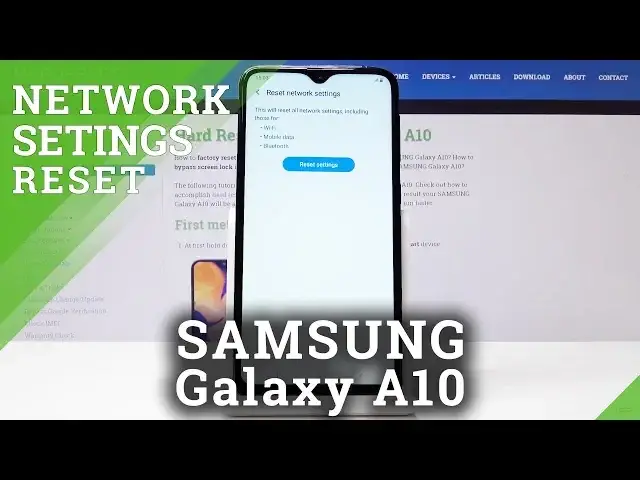 'Video thumbnail for How to Reset Network Settings in SAMSUNG Galaxy A10 - Restore Network Configuration'