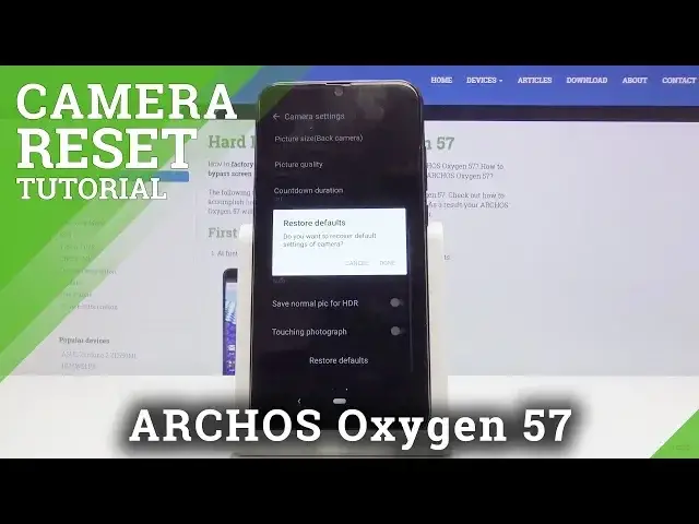 Video thumbnail for How to Restore Camera Defaults in ARCHOS Oxygen 57 - Reset Camera