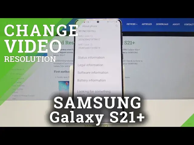 'Video thumbnail for SAMSUNG Galaxy S21+ Information - Open Phone Specifications'