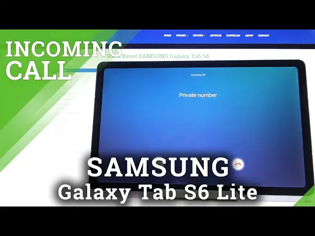 'Video thumbnail for Incoming Call on SAMSUNG Galaxy Tab S6 Lite – Incoming Call Screen'