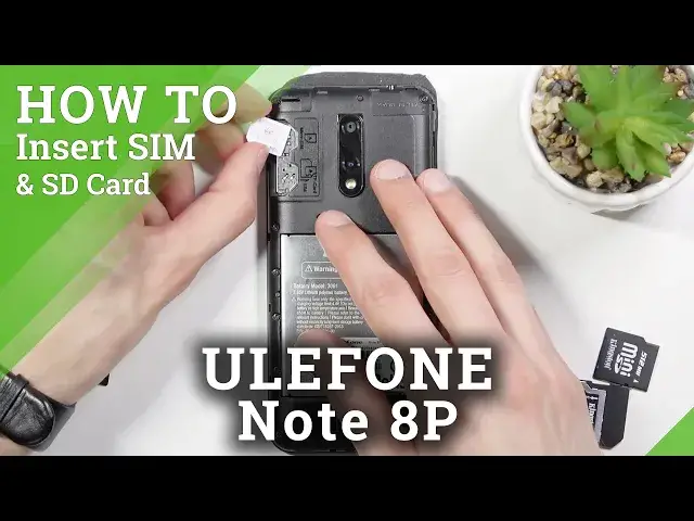 Video thumbnail for How to Insert SIM and SD Cards to ULEFONE Note 8 P P– Input SIM and SD Card