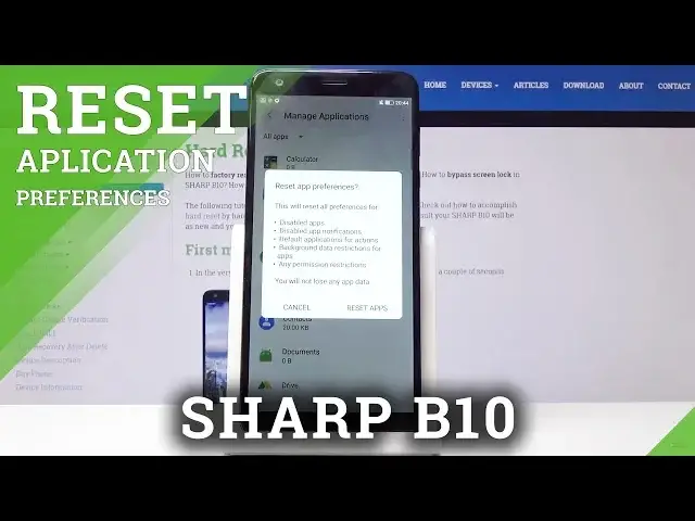 'Video thumbnail for How to Set Default App Preferences on SHARP B10 - Restore App Settings'