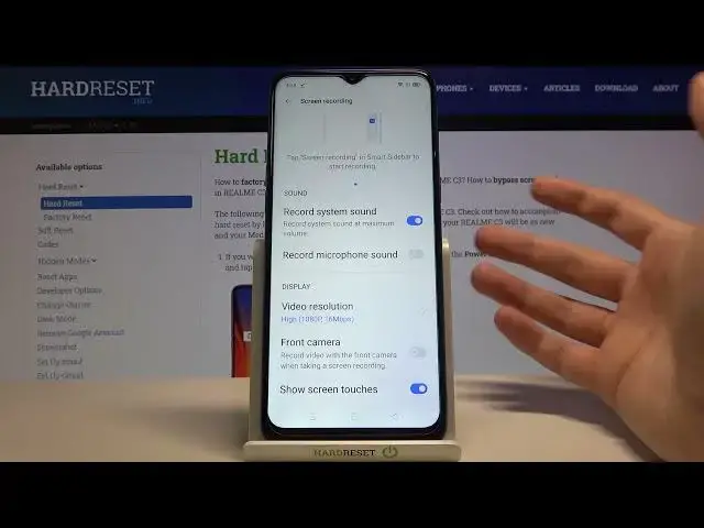 Video thumbnail for How to Change Sound Settings of Display Recorder in Realme C3 - Screen Recorder