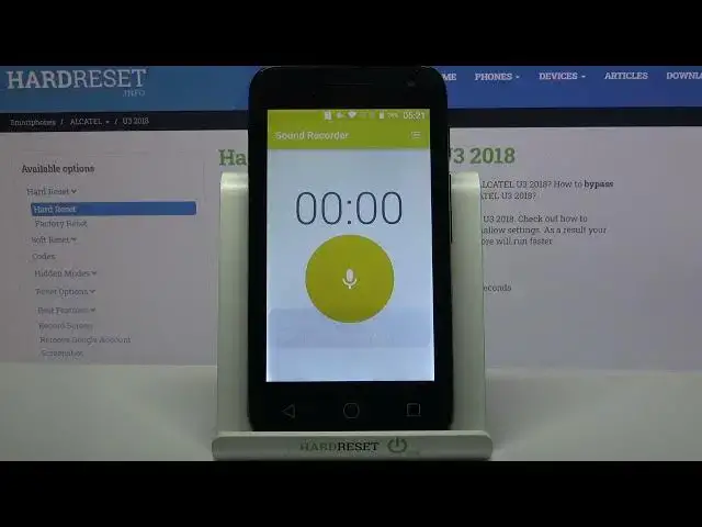 Video thumbnail for How to Activate Sound Recorder – Save Voice Recordings on ALCATEL U3 2018