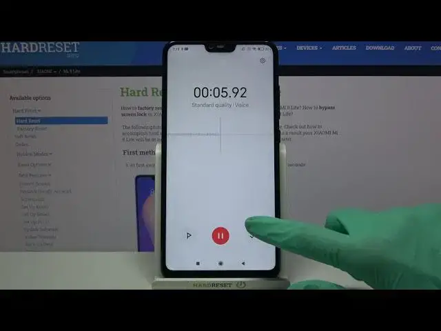 'Video thumbnail for How to Record Sounds on XIAOMI Mi 8 Lite – Use Sound Recorder'