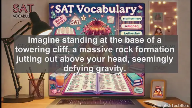 Video thumbnail for 5000 Must Know SAT Vocabulary - SAT Vocabulary: Understanding 'Overhang' in Depth
