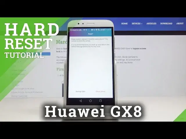 Video thumbnail for Hard Reset Huawei GX8 – Erase Internal Storage