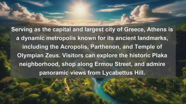 Video thumbnail for Discover the Top 10 Biggest Cities in Greece!