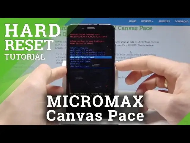 Video thumbnail for HARD RESET MICROMAX Canvas Pace 4G Q416 - Bypass Screen Lock