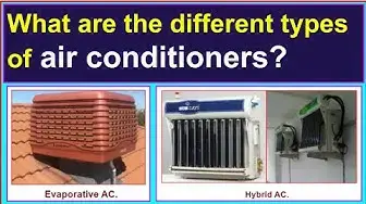 Video thumbnail for What are the different types of air conditioners?