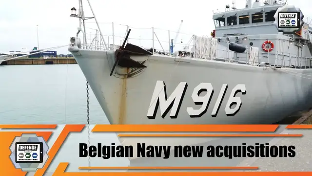 'Video thumbnail for Belgian Minister of Defense and Foreign Affairs Philippe Goffin visits Naval Base at Zeebrugge'