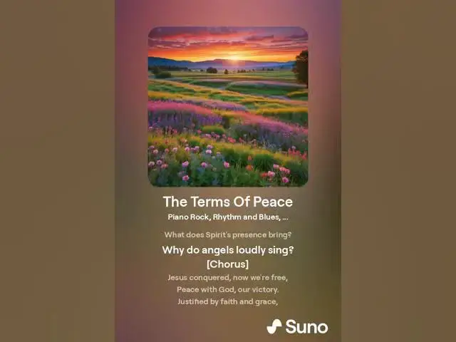 Video thumbnail for The Terms Of Peace: A Christian Song of Reconciliation