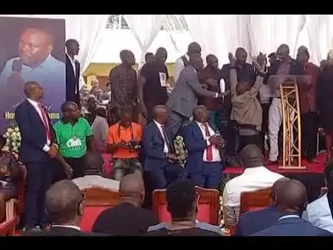 Video thumbnail for A teacher Goes down on his Knees after CS machogu hands an employment letter to him