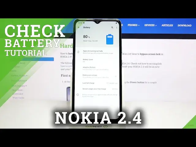 Video thumbnail for How to Activate Battery Percentage in NOKIA 2.4 – Check Battery Level