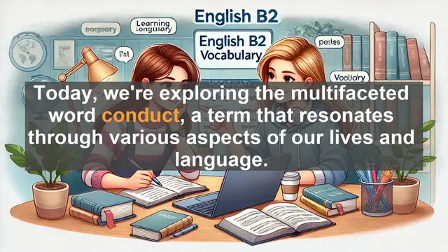 Video thumbnail for 1500 Must Know CEFR B2 Vocabulary - The Many Meanings of 'Conduct': From Orchestra to Behavior