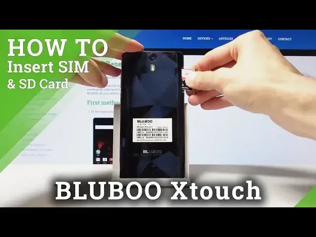 Video thumbnail for How to Insert Micro SIM and SD Card into BLUBOO Xtouch - Card Installation