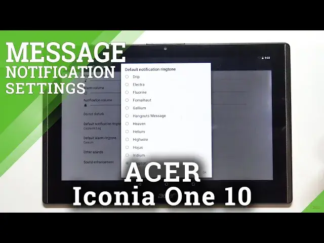 Video thumbnail for How to Change Notification Ringtone in ACER Iconia One 10 – Customize Notification Sounds